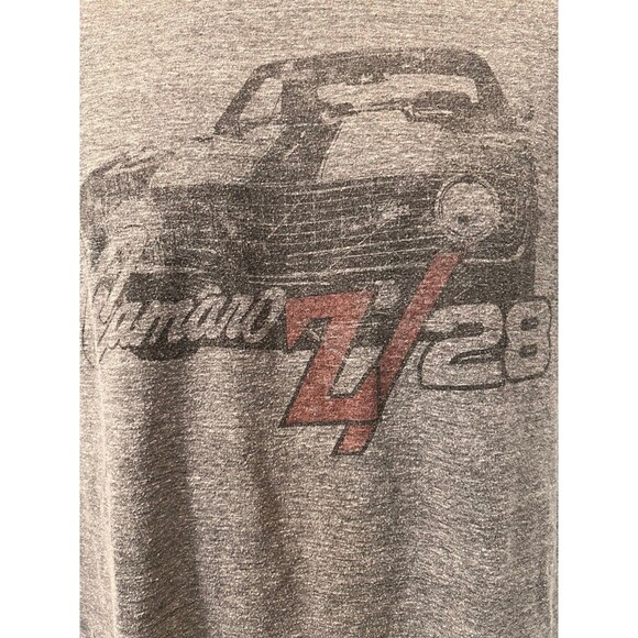 Official Licensed GM Camaro Z28 Short Sleeve TShirt Car Adult M Grey Muscle Car - Picture 2 of 6